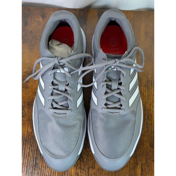 Adidas Tech Response 3.0 GV6889 Grey Four White Grey Three Men Golf Shoes sz14 - Picture 4 of 16